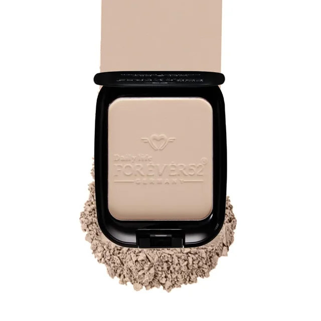 Forever52 Forever 25 Daily Life Wet & Dry Compact Powder | Lightweight | Matte Finish | 2 in 1 Foundation & Setting Powder | Water - Resistant | Long-Lasting | (Whiteray-001, 12G)