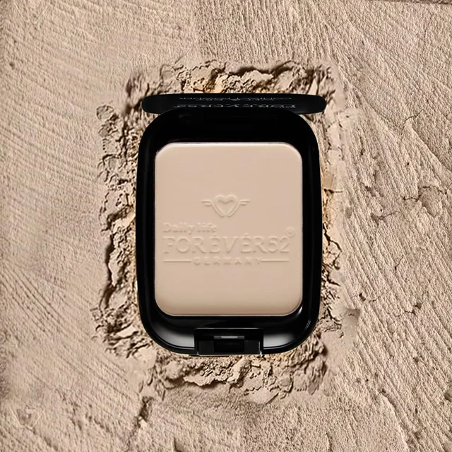 Forever52 Forever 25 Daily Life Wet & Dry Compact Powder | Lightweight | Matte Finish | 2 in 1 Foundation & Setting Powder | Water - Resistant | Long-Lasting | (Whiteray-001, 12G)