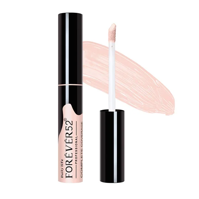 Forever 52 Complete Coverage Concealer | Perfect for Dark Circles | Brightening | Best for Fair Skin | Long-lasting | Natural Finish | Flawless Skin | Lightweight Formula | Flat White - 002