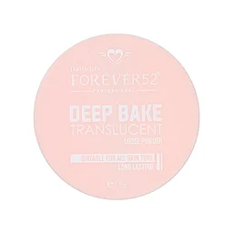 Forever52 Forever 52 Daily Life Deep Bake Translucent Matte Loose Powder | For All Skin Type | Lightweight | Flawless Complexion | Neutralizes Undertones | Cherry Blossom - 007 (7.5g)