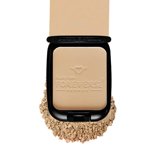 Forever52 Forever 52 Daily Life Wet & Dry Compact Powder | Dual Coverage | Matte Finish | Lightweight | Long Lasting | 2 in 1 Foundation & Setting Powder | (Ivory-002, 12g)