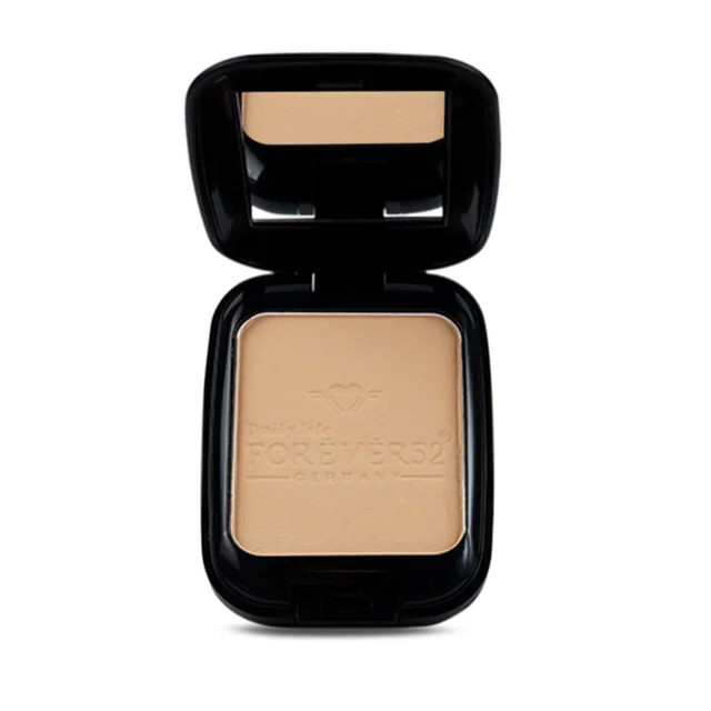 Forever52 Forever 52 Daily Life Wet & Dry Compact Powder | Versatile Dual Coverage | Matte Finish | Lightweight | Long Lasting | 2 in 1 Foundation & Setting Powder |( Natural-003, 12g )