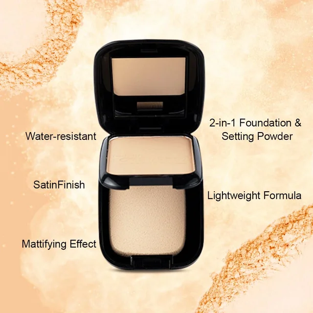 Forever52 Forever 52 Daily Life Wet & Dry Compact Powder | Versatile Dual Coverage | Matte Finish | Lightweight | Long Lasting | 2 in 1 Foundation & Setting Powder |( Natural-003, 12g )