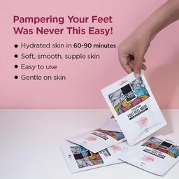 Furr by Pee Safe Peeling & Exfoliating Foot Mask for Unisex use| Glycolic & Salicylic Acid | Reduces Dry Skin & Hard Calluses | Moisturizes & Hydrates Feet | Nourishing Sock-Style Foot Mask