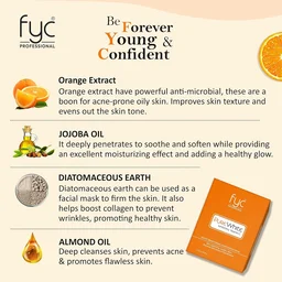Fyc Professional Pure White Vitamin C Facial Kit 95g| 5-Step Brightening & Hydrating Facial Treatment | Glowing, Radiant & Even-Toned Skin | Salon-Quality Facial for All Skin Types | Vitamin-C Boost
