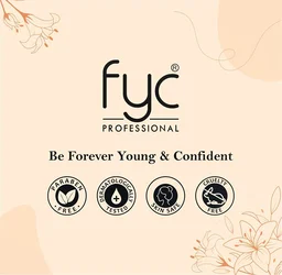Fyc Professional Pure White Vitamin C Facial Kit 95g| 5-Step Brightening & Hydrating Facial Treatment | Glowing, Radiant & Even-Toned Skin | Salon-Quality Facial for All Skin Types | Vitamin-C Boost