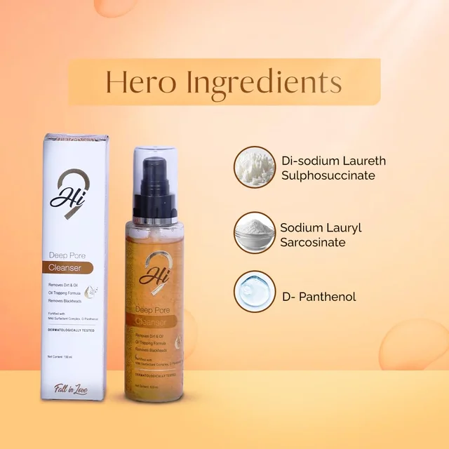 Hi9 Deep Pore Cleanser 100ml - With Green Tea for Purify, Balance & Deep Clean Your Skin