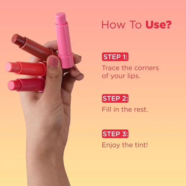 Hilary Rhoda Colour Splash Lip Balm (Apricot, 3g) - SPF 15 | Nourishing Lip Treatment with Vitamin E & Cocoa Butter for Soft | Hydrated Lips | Sun Protection & Apricot Flavor.
