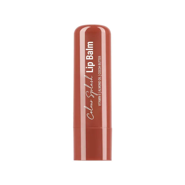 Hilary Rhoda Colour Splash Lip Balm (Coffee, 3g) with SPF-15 | Moisturizing Lip Care, Coffee Flavor, Vitamin E & Cocoa Butter, Sun Protection for Soft, Hydrated Lips