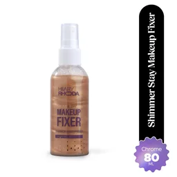 Hilary Rhoda T Hilary Rhoda Shimmer Stay Makeup Fixer 80ml Chrome Shade 02 | Aloe Vera Infused Setting Spray | Long-Lasting Hold | Hydrating & Refreshing Mist | Vegan Formula