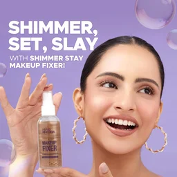 Hilary Rhoda T Hilary Rhoda Shimmer Stay Makeup Fixer 80ml Chrome Shade 02 | Aloe Vera Infused Setting Spray | Long-Lasting Hold | Hydrating & Refreshing Mist | Vegan Formula