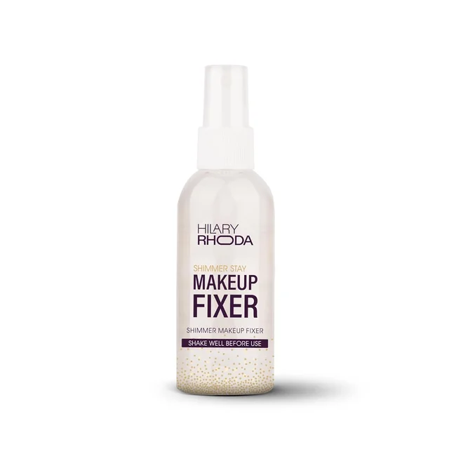 Hilary Rhoda T Hilary Rhoda Shimmer Stay Makeup Fixer 80ml Gold Shade 01 | Aloe Vera Infused Setting Spray | Long-Lasting Hold | Hydrating & Refreshing Mist | Vegan & Cruelty-Free