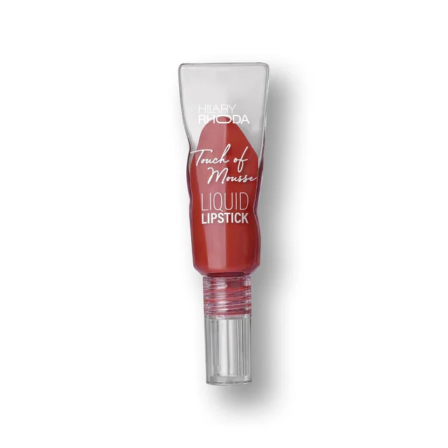 Hilary Rhoda Touch Of Mousse Lipstick Brick Red 14 5ml | Vegan Matte Liquid Lipstick | Long-Lasting, Smudge-Proof & Waterproof with Vitamin E