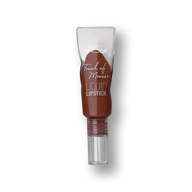 Hilary Rhoda Touch Of Mousse Lipstick Burnt Brown 18 5ml | Vegan Matte Liquid Lipstick | Long-Lasting, Smudge-Proof & Waterproof with Vitamin E