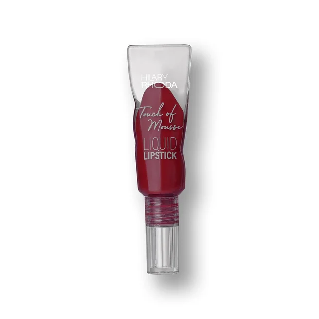Hilary Rhoda Touch Of Mousse Lipstick Extra Maroon 12 5ml | Vegan Matte Liquid Lipstick | Long-Lasting, Smudge-Proof & Waterproof with Vitamin E