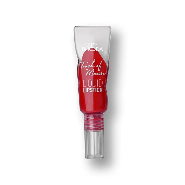 Hilary Rhoda Touch Of Mousse Lipstick Hot Red 16 5ml | Vegan Matte Liquid Lipstick | Long-Lasting, Smudge-Proof & Waterproof with Vitamin E