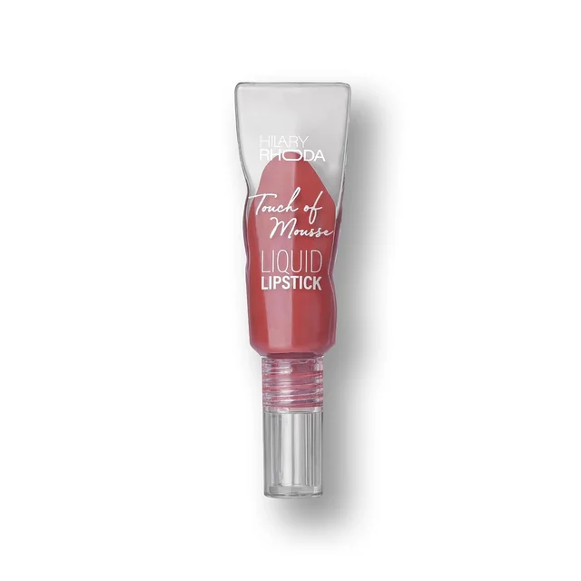 Hilary Rhoda Touch Of Mousse Lipstick Little Peachy 02 5ml | Vegan Matte Liquid Lipstick | Long-Lasting, Smudge-Proof & Waterproof with Vitamin E