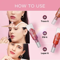 Hilary Rhoda Touch Of Mousse Lipstick Extra Maroon 12 5ml | Vegan Matte Liquid Lipstick | Long-Lasting, Smudge-Proof & Waterproof with Vitamin E