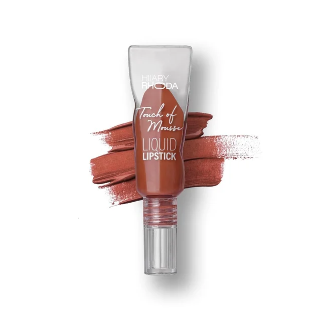 Hilary Rhoda Touch Of Mousse Lipstick My Forever 01 5ml | Vegan Matte Liquid Lipstick | Long-Lasting, Smudge-Proof & Waterproof with Vitamin E