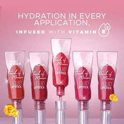 Hilary Rhoda Touch Of Mousse Lipstick Playful Berry 05 5ml | Vegan Matte Liquid Lipstick | Long-Lasting, Smudge-Proof & Waterproof with Vitamin E