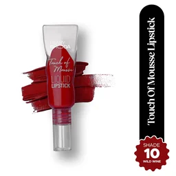Hilary Rhoda Touch Of Mousse Lipstick Wild Wine 10 5ml | Vegan Matte Liquid Lipstick | Long-Lasting, Smudge-Proof & Waterproof with Vitamin E