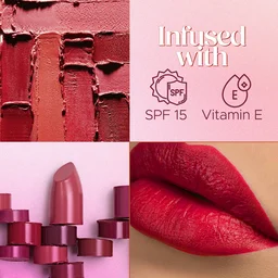 Hilary Rhoda Trap Of Matte 6 Mini Bullet Lipsticks 1.5g Each | SPF 15 Protection | Long-Lasting Matte Finish | Highly Pigmented Shades | Travel-Friendly Combo | Paraben-Free