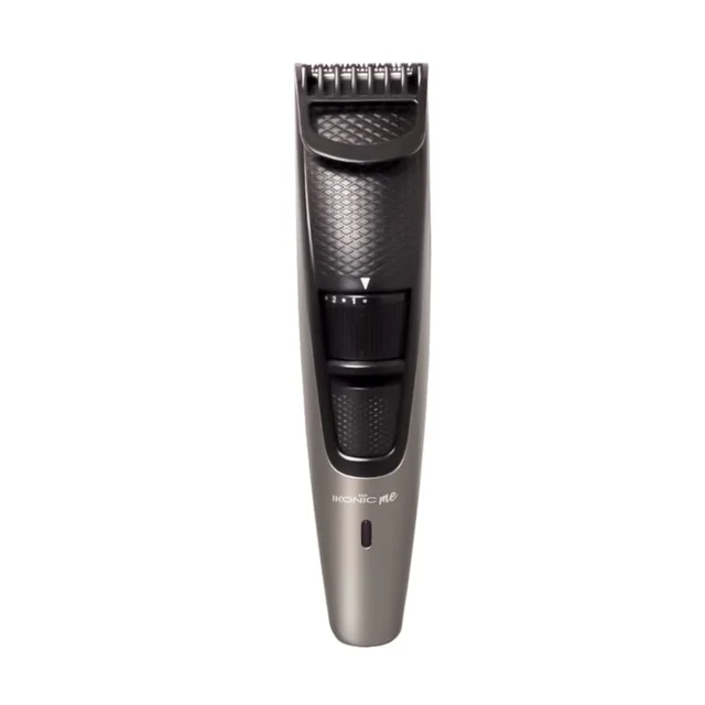 Ikonic Groom and Trim Hair Trimmer | Advanced Ceramic Blades | LED Spotlight & Waterproof Design | 10 Adjustable Length Settings | 50-Min Runtime for Precision Grooming