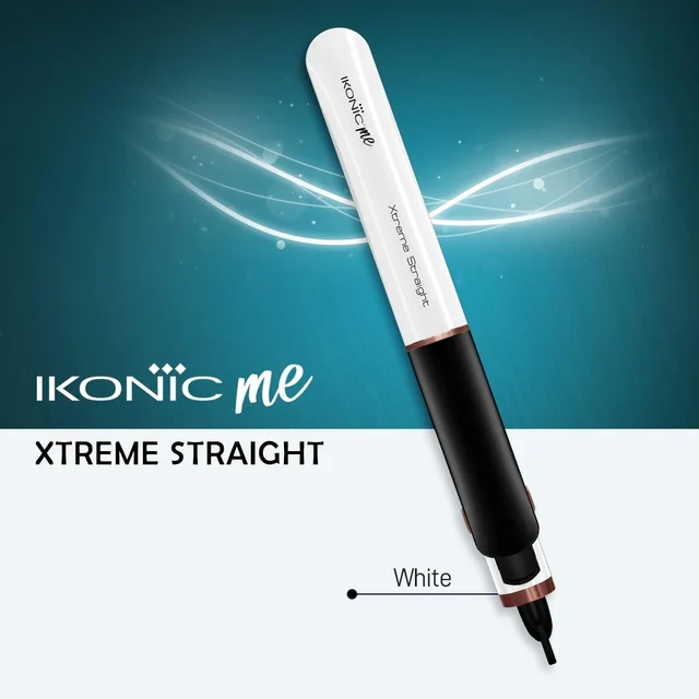 Ikonic Me Xtreme Hair Straightener for Women & Men Colour Stone | Quick Heating Ceramic Floating Plates | Digital Temperature Display | 360� Swivel Cord | Frizz-Free Salon Finish