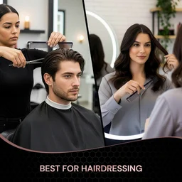 Ikonic Professional Carbon Comb Black CC06 | Heat-Resistant Anti-Static Carbon Hair Comb | Seamless Teeth Professional Cutting, Styling & Sectioning Comb