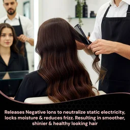 Ikonic Professional Carbon Comb Black CC09 | Heat-Resistant Anti-Static Carbon Hair Comb | Seamless Teeth Professional Cutting, Styling & Sectioning Comb