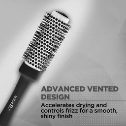Ikonic Professional Ceramic Blow Dry Hair Brush 32mm BDB-32 | Ionic Round Hair Brush for Blow Dry Styling | Anti-Frizz Ceramic Barrel for Volume & Smooth Finish