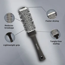 Ikonic Professional Ceramic Blow Dry Hair Brush 32mm BDB-32 | Ionic Round Hair Brush for Blow Dry Styling | Anti-Frizz Ceramic Barrel for Volume & Smooth Finish
