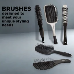 Ikonic Professional Ceramic Blow Dry Hair Brush 32mm BDB-32 | Ionic Round Hair Brush for Blow Dry Styling | Anti-Frizz Ceramic Barrel for Volume & Smooth Finish