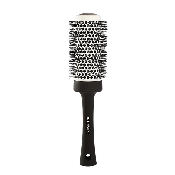 Ikonic Professional Ceramic Blow Dry Hair Brush 43mm BDB-43 | Ionic Ceramic Round Hair Brush | Anti-Frizz Blowout Brush for Volume, Shine & Salon Styling