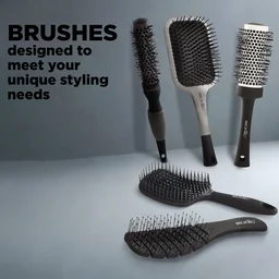 Ikonic Professional Ceramic Blow Dry Hair Brush 43mm BDB-43 | Ionic Ceramic Round Hair Brush | Anti-Frizz Blowout Brush for Volume, Shine & Salon Styling