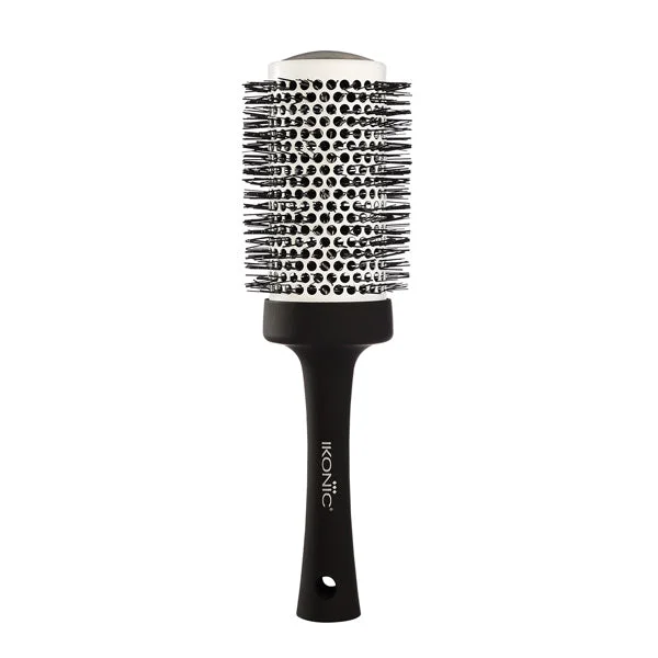 Ikonic Professional Ceramic Blow Dry Hair Brush 52mm BDB-52 | Ionic Ceramic Round Hair Brush | Anti-Frizz Blowout Brush for Volume, Shine & Salon Styling