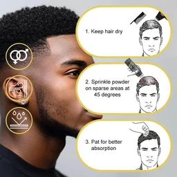 Incolor Hair Fiber Powder - Dark Brown | Instantly Covers Bald Spots & Thinning Hair | Natural-Looking Volume | Long-Lasting, Sweat & Wind Resistant Hair Concealer
