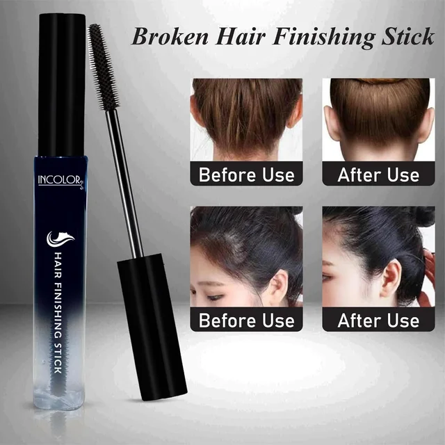 Incolor Hair Finishing Stick Hair Mascara 12ml for Flyaways & Frizz Control | Instant Hair Tamer | Smooth, Sleek & Polished Hair