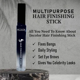 Incolor Hair Finishing Stick Hair Mascara 12ml for Flyaways & Frizz Control | Instant Hair Tamer | Smooth, Sleek & Polished Hair