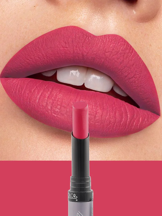 Incolor Lipfinity Non-Transfer Lipstick Shade 12 | Intense Matte Finish | Long-Lasting Wear | Smudge-Proof & Lightweight Texture | Hydrating Formula & Travel-Friendly Size