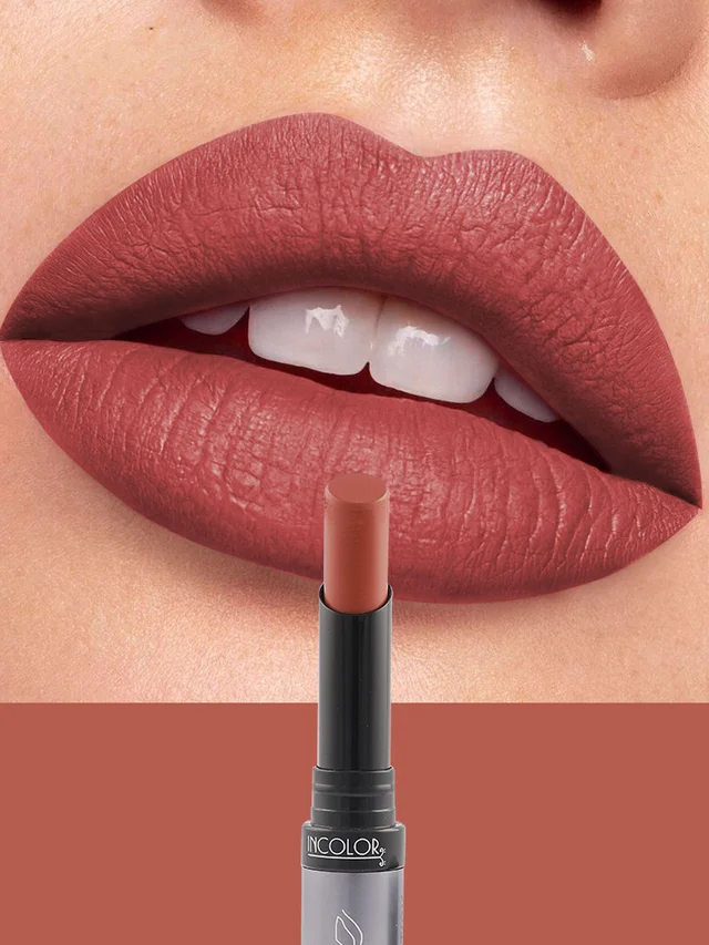 Incolor Lipfinity Non-Transfer Lipstick Shade 15 | Intense Matte Finish | Long-Lasting Wear | Smudge-Proof & Lightweight Texture | Hydrating Formula & Travel-Friendly Size