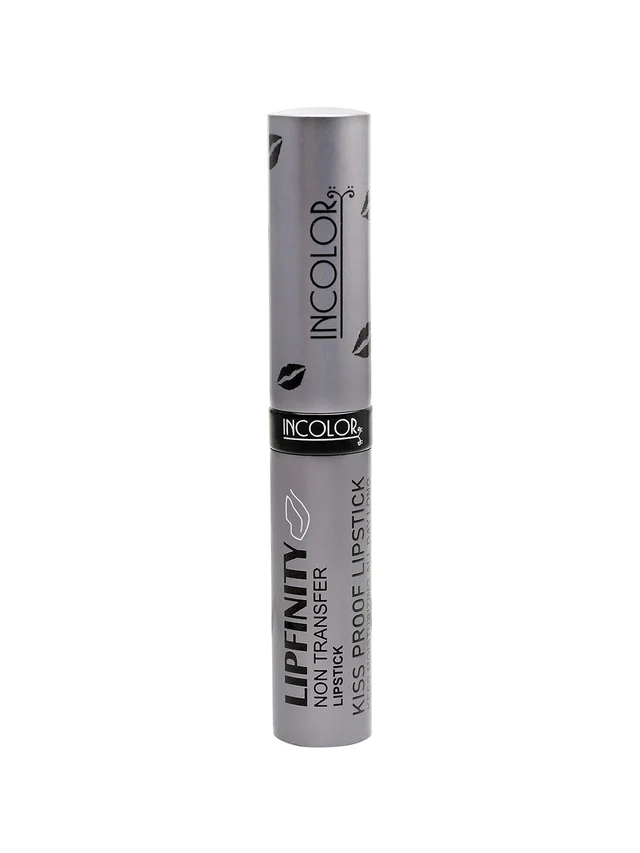 Incolor Lipfinity Non-Transfer Lipstick Shade 02 | Floral Bust-Bold Matte Finish | Long-Lasting Wear & Smudge-Proof | Lightweight Texture | Moisturizing & Travel-Friendly