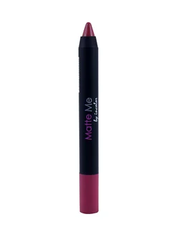 Incolor Matte Me Crayon Pencil Lipstick 01 Kitty Party | Smooth Matte Finish & Long-Lasting | Lightweight & Full Coverage Lip Color Crayon for Daily & Party Wear