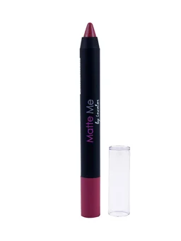 Incolor Matte Me Crayon Pencil Lipstick 01 Kitty Party | Smooth Matte Finish & Long-Lasting | Lightweight & Full Coverage Lip Color Crayon for Daily & Party Wear