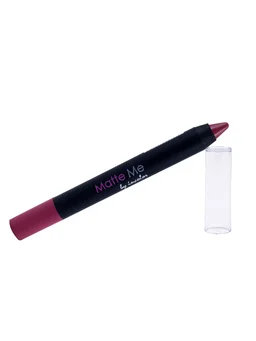 Incolor Matte Me Crayon Pencil Lipstick 01 Kitty Party | Smooth Matte Finish & Long-Lasting | Lightweight & Full Coverage Lip Color Crayon for Daily & Party Wear