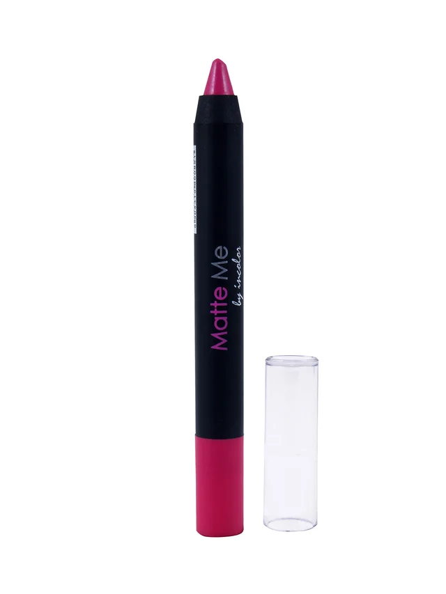 Incolor Matte Me Crayon Pencil Lipstick 04 Graduation Day | Bold Matte Lip Crayon & Smooth Texture | Long-Lasting Wear & Precise Application | Lightweight Everyday Essential