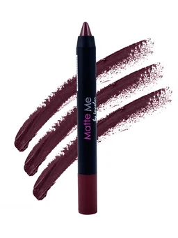 Incolor Matte Me Crayon Pencil Lipstick 07 Ladies Night | Bold Matte Finish, Creamy Texture, Long-Lasting Wear, Precise Crayon Design, Lightweight Formula for Evening Glam