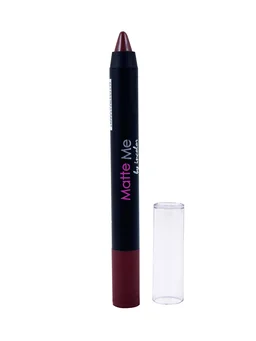 Incolor Matte Me Crayon Pencil Lipstick 07 Ladies Night | Bold Matte Finish, Creamy Texture, Long-Lasting Wear, Precise Crayon Design, Lightweight Formula for Evening Glam
