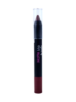 Incolor Matte Me Crayon Pencil Lipstick 07 Ladies Night | Bold Matte Finish, Creamy Texture, Long-Lasting Wear, Precise Crayon Design, Lightweight Formula for Evening Glam