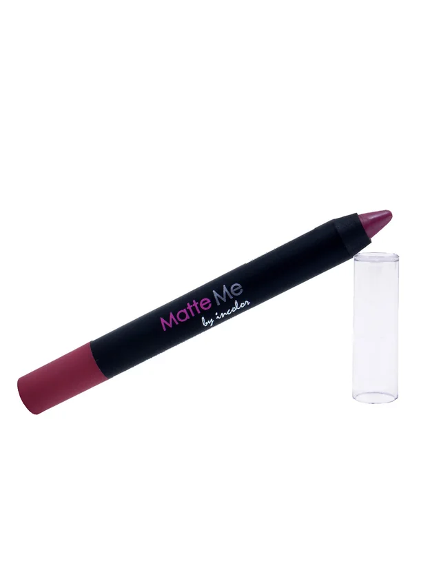 Incolor Matte Me Crayon Pencil Lipstick 09 Pool Party| Vibrant Matte Finish & Creamy Texture | Long-Lasting Wear & Precise Crayon Design | Lightweight Formula for All-Day Comfort